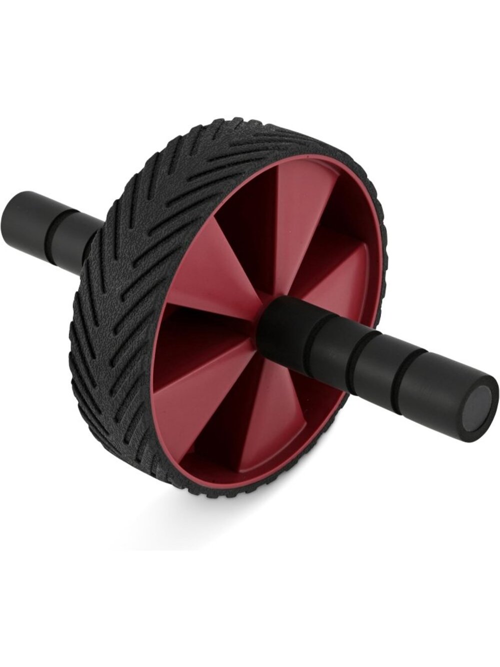 Professional Black/Red Ab Roller Wheel Abdominal Core Workout Equipment